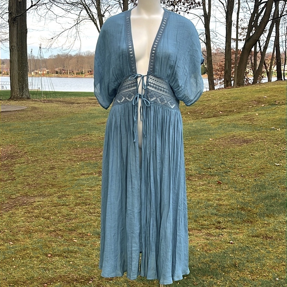 Elegant Blue Women's Top